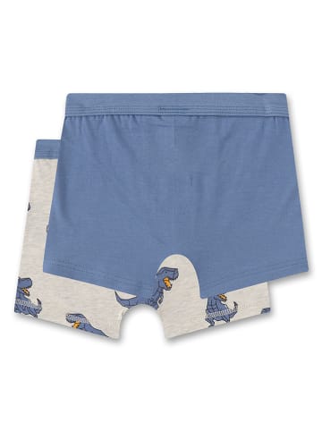 Sanetta 2-delige set: boxershorts blauw/grijs