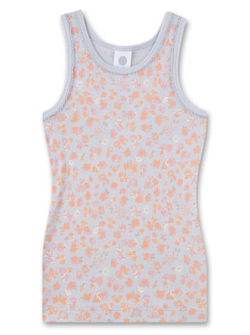 Sanetta Hemdje lichtblauw/oranje