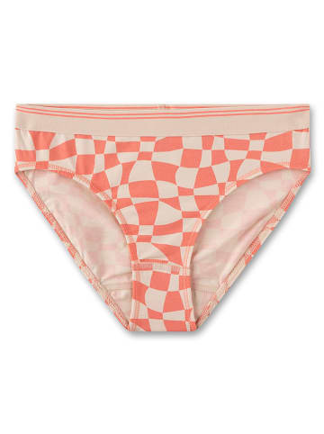 Sanetta Slip in Orange/ Beige