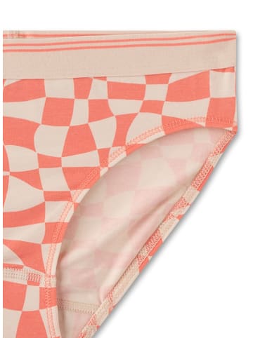 Sanetta Slip in Orange/ Beige