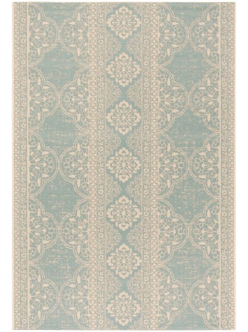 Safavieh Indoor-/ Outdoor-Teppich " Borano Transitional" in Creme/ Hellblau