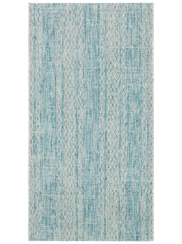 Safavieh Indoor-/ Outdoor-Teppich "Rafal" in Hellblau/ Hellgrau