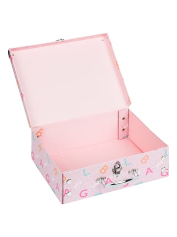 BAAGL Aufbewahrungskoffer "Logo" in Rosa - (L)32,5 x (B)10,5 x (H)26 cm