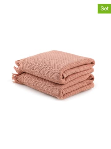 Elizabed 2-delige set: handdoeken oranje