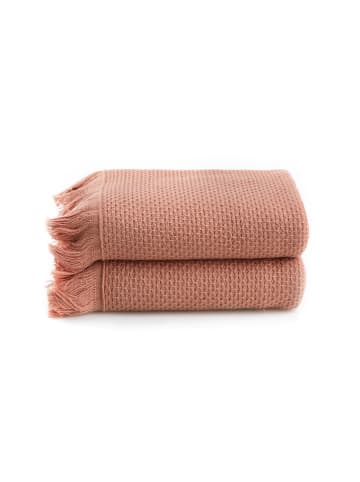 Elizabed 2-delige set: handdoeken oranje