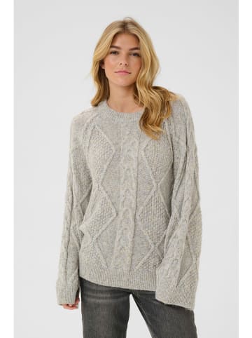My Essential Wardrobe Sweter w kolorze jasnoszarym