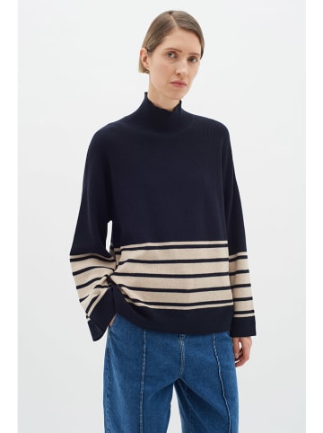 InWear Pullover in Schwarz/ Beige