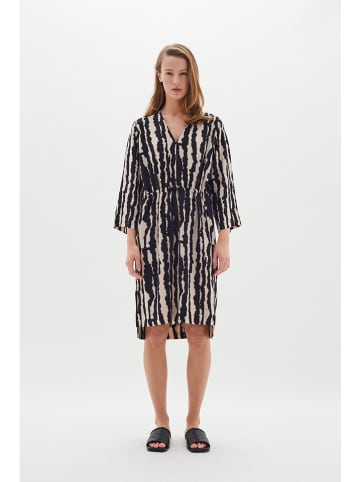 InWear Kleid in Beige/ Schwarz