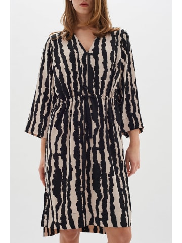 InWear Sukienka w kolorze beżowo-czarnym