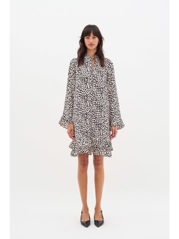 InWear Kleid in Beige/ Schwarz