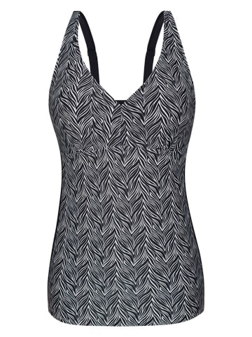 Sassa Tankini-Oberteil in in Schwarz/ Weiß