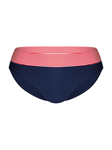 Sassa Bikini-Hose in Rot/ Weiß/ Dunkelblau