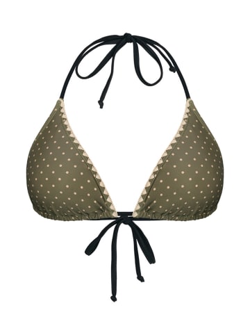 Sassa Bikini-Oberteil in Khaki/ Beige