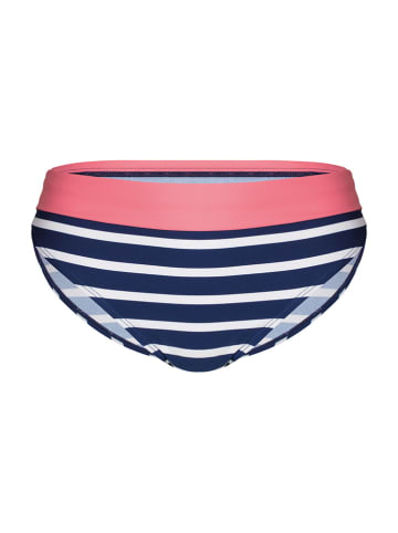 Sassa Bikini-Hose in Dunkelblau/ Weiß/ Rosa