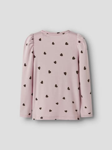 name it Longsleeve "Heart" lichtroze