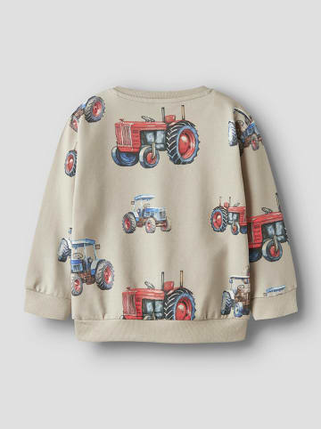 name it Bluza w kolorze beżowym ze wzorem