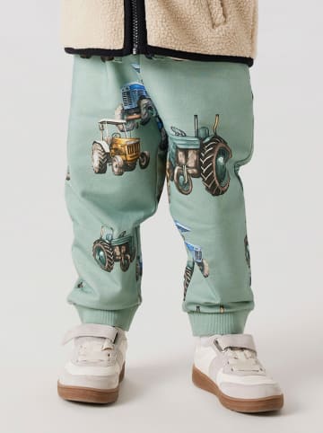 name it Sweatbroek groen/meerkleurig