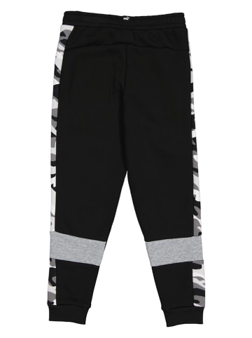 Puma Sweathose "ESS+ Camo" in Schwarz/ Weiß
