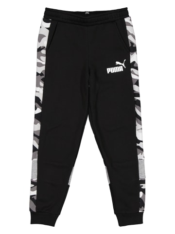 Puma Sweathose in Schwarz/ Weiß
