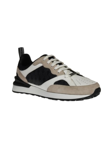 Baldessarini Leren sneakers "Jack" wit/zwart/beige