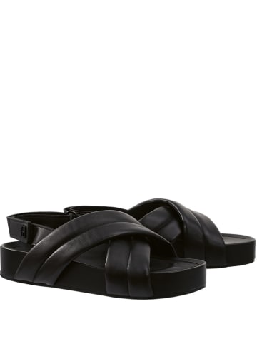 Högl Leren sandalen zwart