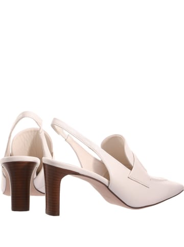 Högl Leren slingpumps wit