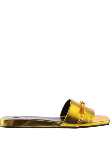 Högl Leder-Keilpantoletten in Gold