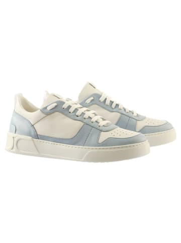 Högl Leren sneakers wit/lichtblauw