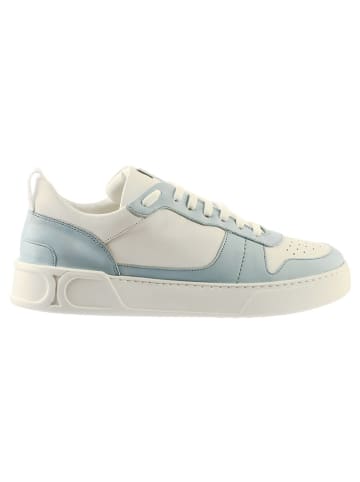 Högl Leren sneakers wit/lichtblauw