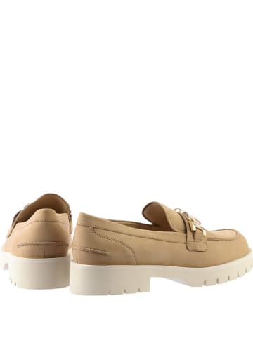 Högl Leder-Mokassins in Beige