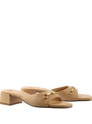 Högl Leren slippers beige
