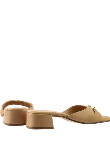 Högl Leren slippers beige
