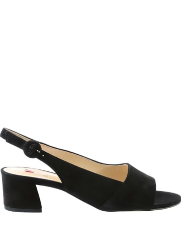 Högl Leren haksandalen zwart
