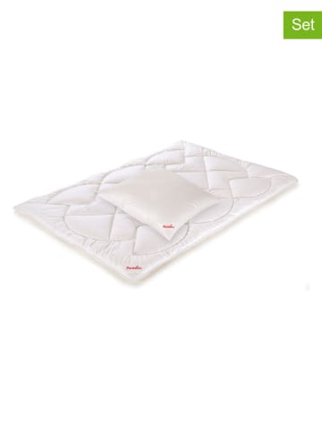 Paradies 2-delige beddengoedset "Bio" wit