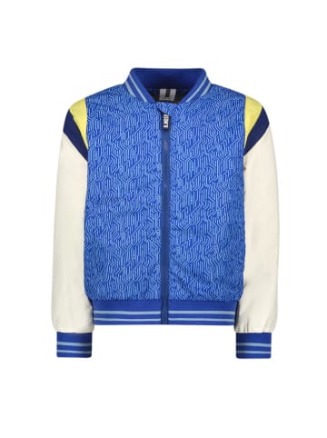 B.Nosy Sweatjacke "James" in Blau/ Weiß/ Gelb