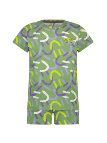 B.Nosy Pyjama "Zepp" in Grün/ Lila