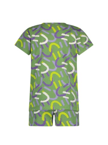 B.Nosy Pyjama "Zepp" groen/paars