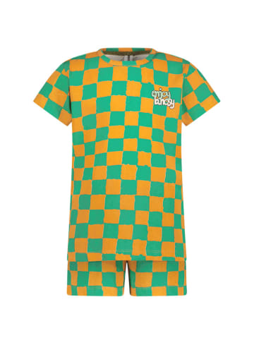 B.Nosy Pyjama "Zepp" in Grün/ Orange