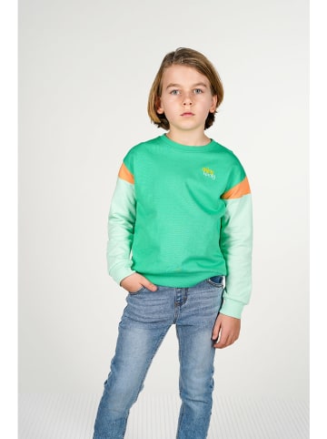 B.Nosy Bluza "Spencer" w kolorze zielono-pomarańczowym