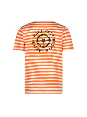 B.Nosy Shirt "Tripp" wit/oranje