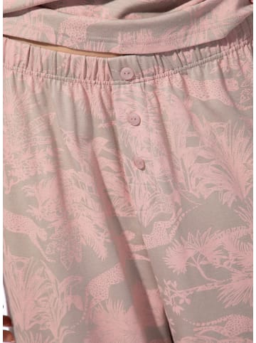 SHORT STORIES Pyjamabroek lichtroze/grijs