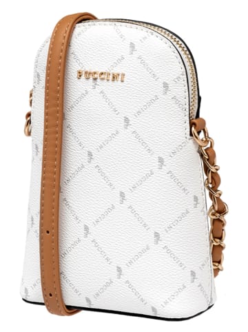 Puccini Handytasche in Weiß - (B)15 x (H)19 x (T)5 cm