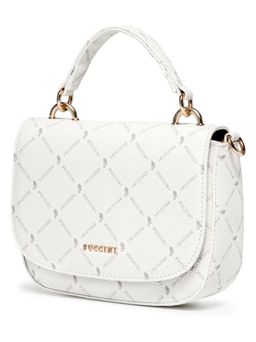 Puccini Henkeltasche in Weiß - (B)19,5 x (H)15,5 x (T)6 cm