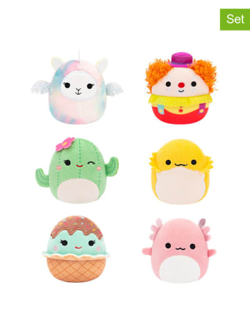 Squishmallows 6-delige set: pluchen figuren "Micromallows" - vanaf 6 jaar-(verrassingsproduct)