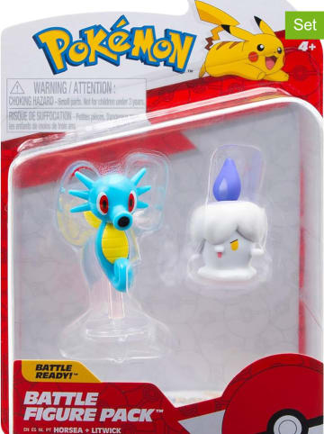 Pokémon 2-delige speelfigurenset "Pokemon Litwick & Horsea" meerkleurig - vanaf 4 jaar
