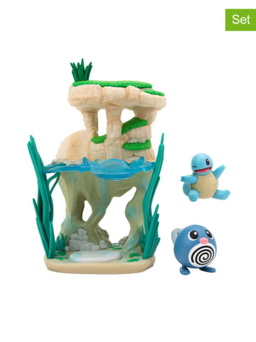 Pokémon Speelfigurenset "Pokemon Shoreside Lake with Poliwag & Squirtle" - vanaf 4 jaar