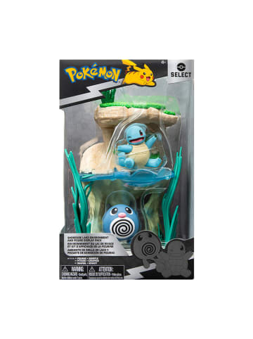 Pokémon Speelfigurenset "Pokemon Shoreside Lake with Poliwag & Squirtle" - vanaf 4 jaar