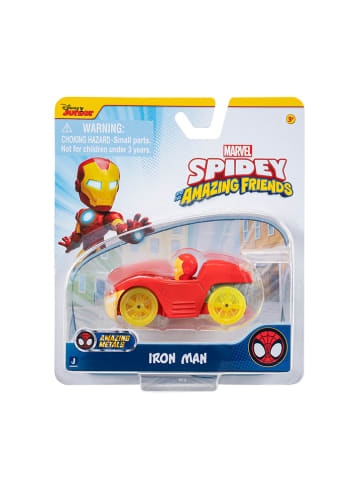Spidey and his amazing friends Auto "Amazing Metals Iron Man" rood - vanaf 3 jaar