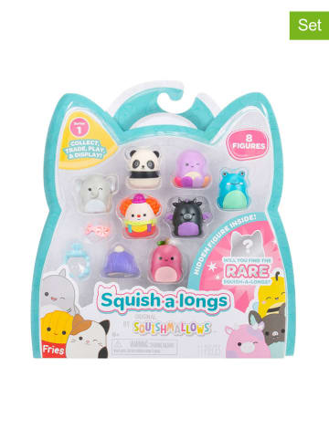 Squishmallows 8-częściowy zestaw figurek w różnych kolorach do zabawy - 6+