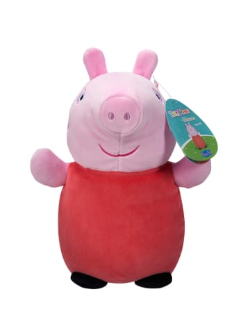 Squishmallows Pluchen figuur "Peppa Pig" rood/lichtroze - vanaf 3 jaar